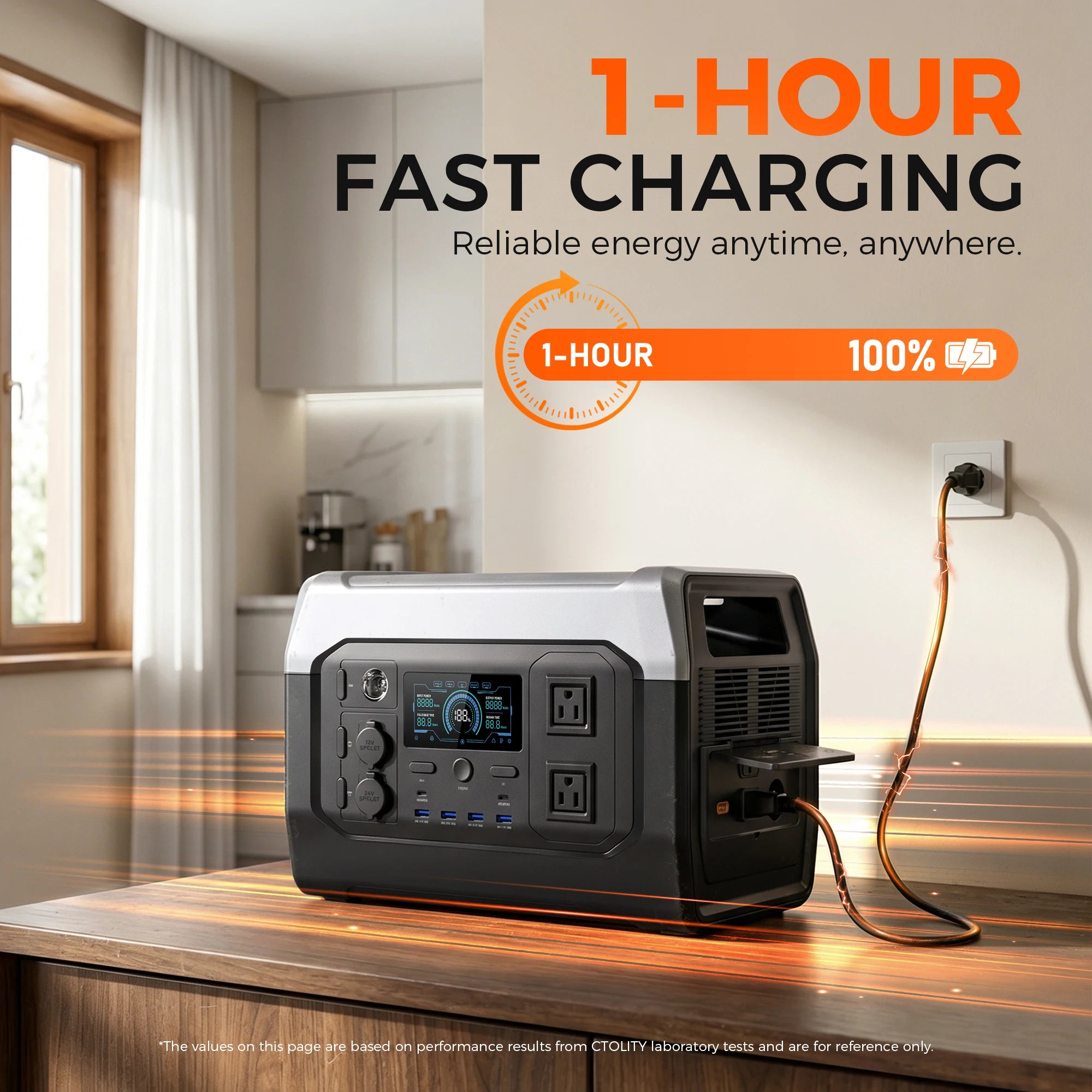 CTOLITY AP200 XP1000 200W/1800W Portable Power Station 192Wh/1024Wh 60000mAh/320000mAh LiFePO4 Battery Solar Generator UPS Function Emergency Power Supply for Camping Outdoor