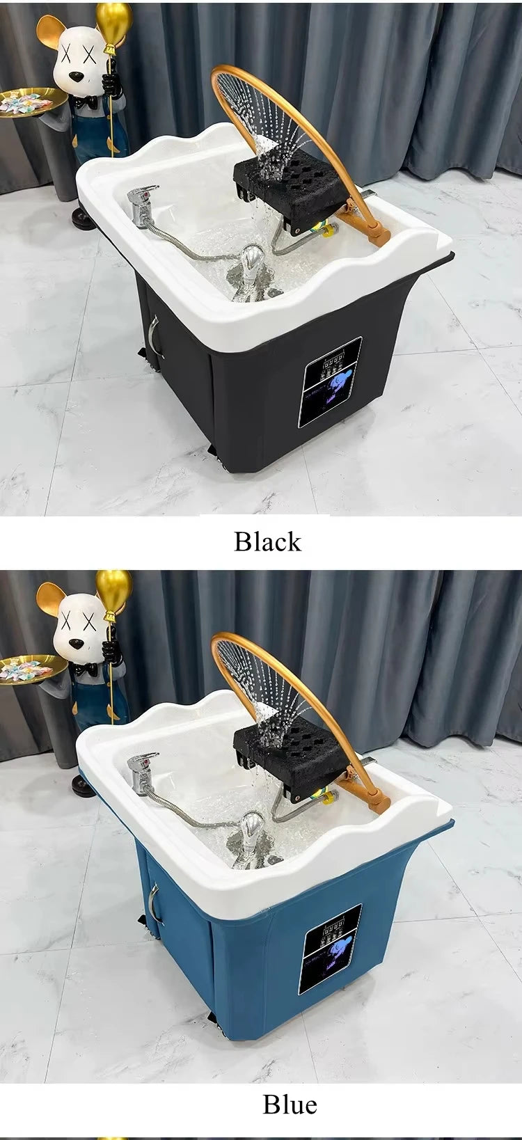 Japanese Head Spa Wash Basin Chair with Ceramic Sink - Tidesmit Massage Chairs Tidesmit