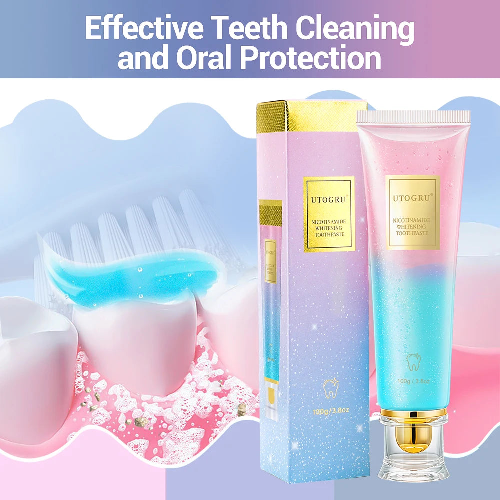 Tidesmit 100g Niacinamide whitening toothpaste for effective stain removal and fresh breath