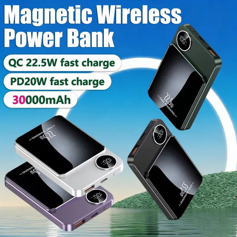 Magnetic Wireless Power Bank 20000mAh | PD Fast Charging Tidesmit Tidesmit