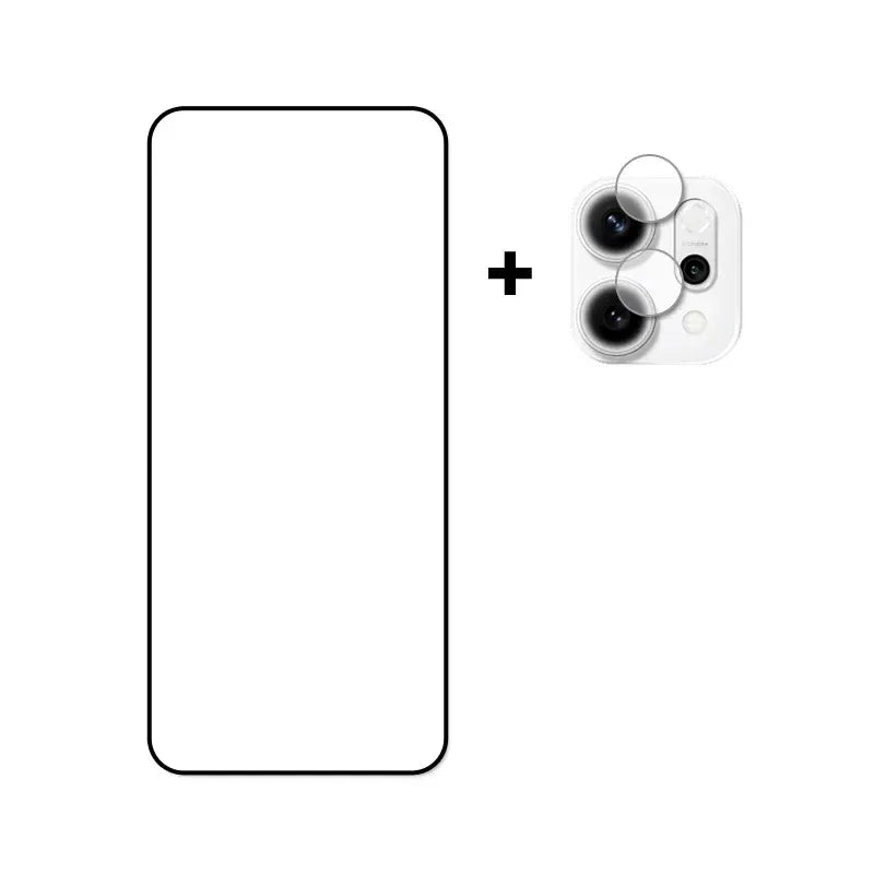 Oppo Reno14 Pro Screen Protector - 9H Tempered Glass Anti-Scratch Film 1Glass-1Camera Film Tidesmit