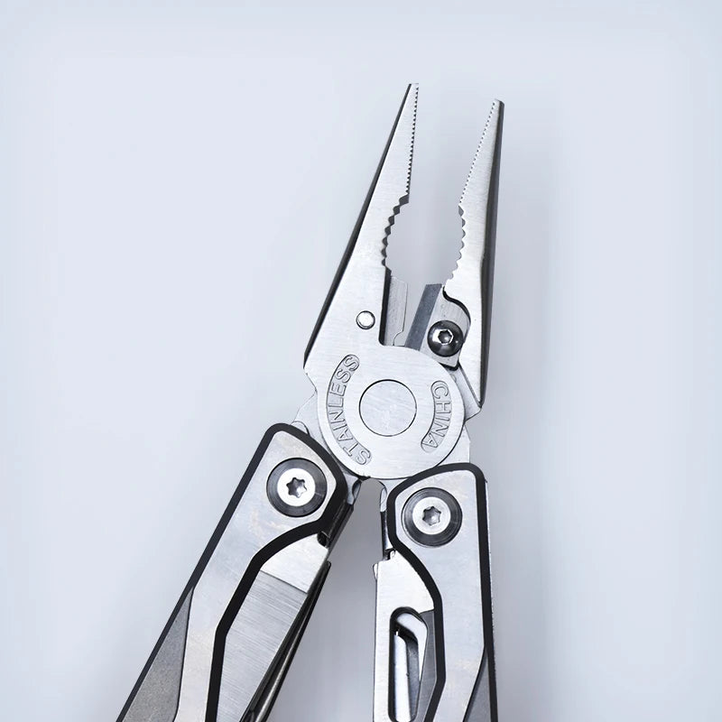Daicamping DL7 Titanium Alloy Handle Outdoor Camping Multitools Set Folding Knife Scissor EDC Multi Tools Pliers Hand Tools Set