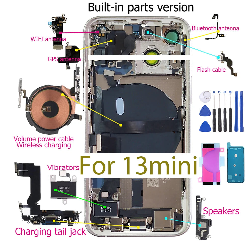iPhone 13 Pro Max Back Housing Replacement - High-Precision Spare Part Tidesmit