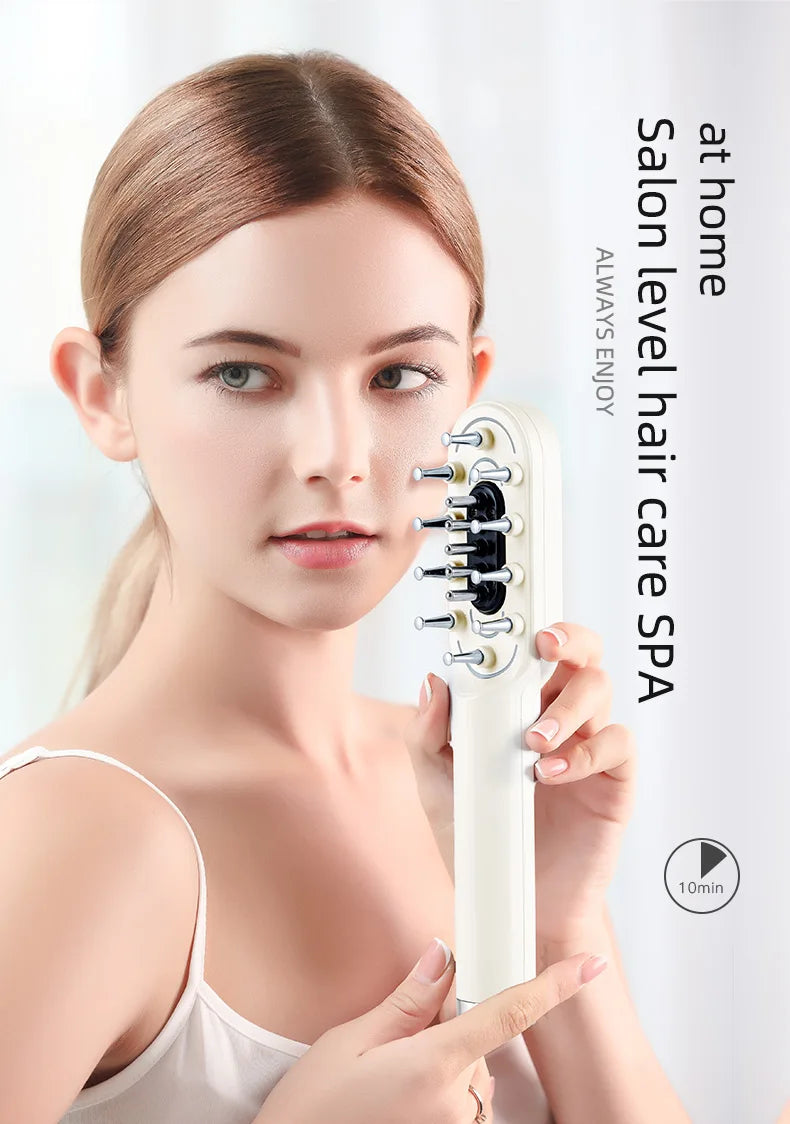 Red Light Therapy Hair Growth Comb - Professional Scalp Massager Relaxation Treatment Tidesmit
