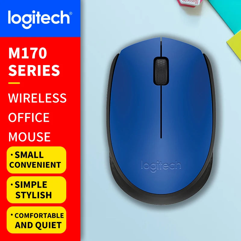 Logitech (M) Series Wireless Wired Office Mouse for Laptops, Quiet and Portable for Business and Home Use M650 M350 M350P M185
