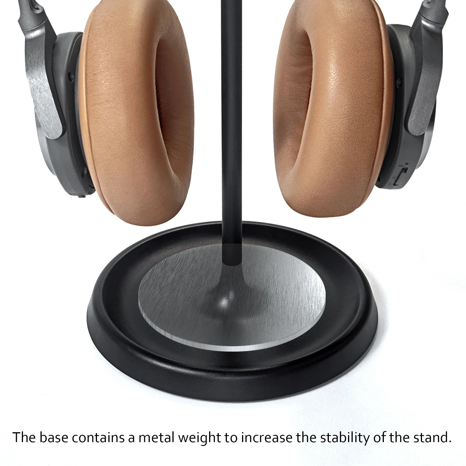 Curved Headphone Stand & Storage Tray for Over-Ear Headphones Tidesmit
