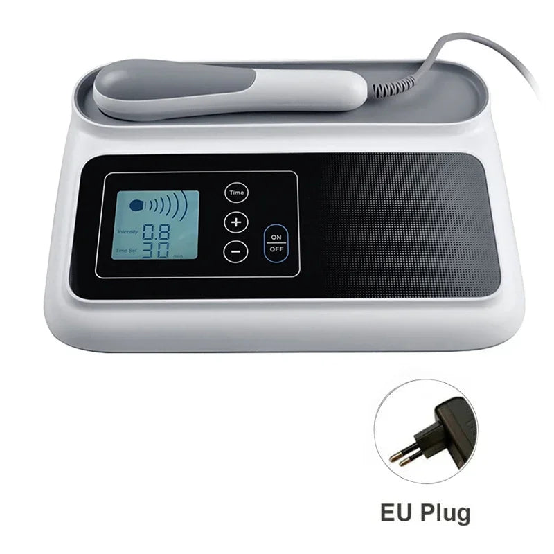 Ultrasonic Therapy Machine: 1MHz Deep Tissue Relief & Muscle Device Body Shaping Massage Equipment EU Plug Tidesmit