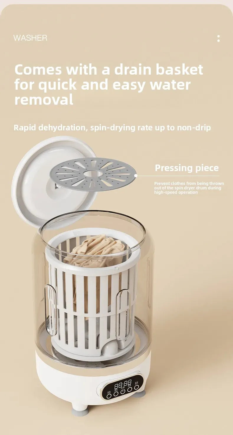 HUIBAOGE Mini Portable Washing Machine USB 20V