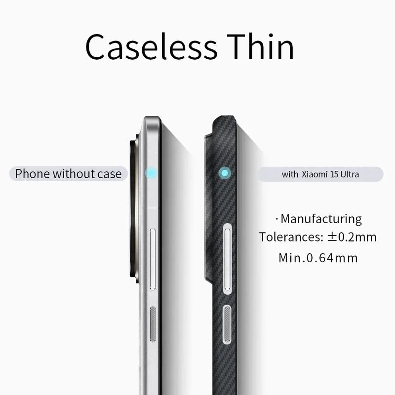 Xiaomi 15 Ultra Carbon Fiber Case | Slim MagSafe Aramid Protection Tidesmit