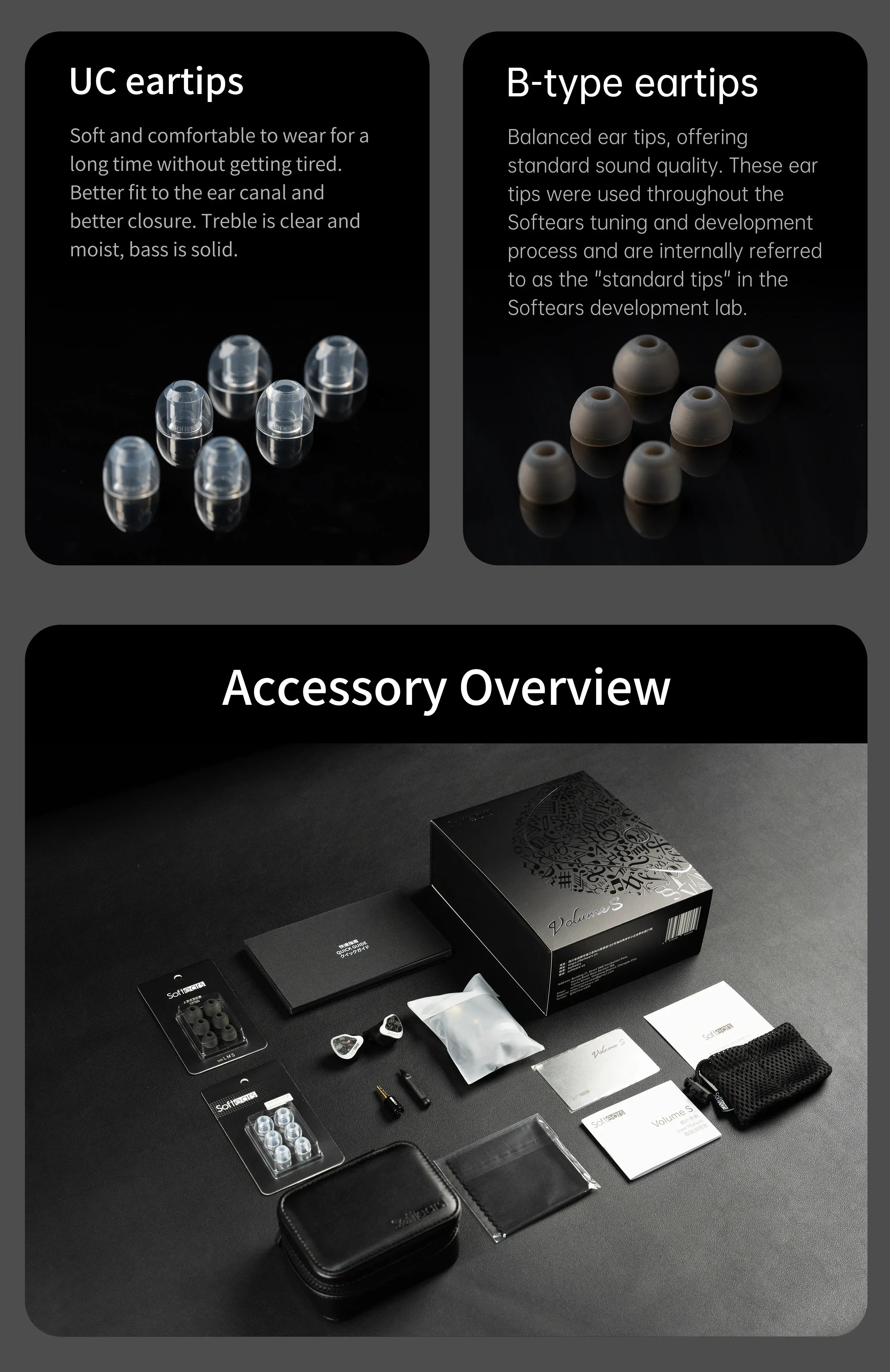 Softears Volume S Hybrid IEM | HiFi Monitoring Audio | Tidesmit Tidesmit