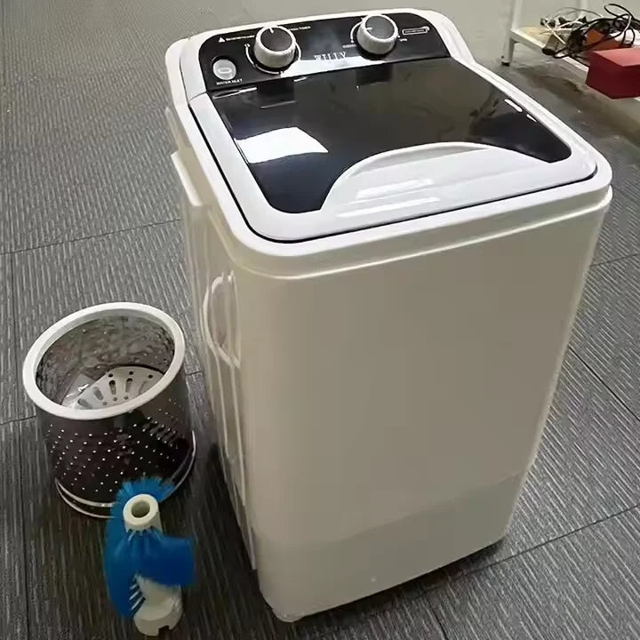 Tidesmit 7kg semi-automatic shoes washing and drying machine, compact front view for home and commercial laundry use.