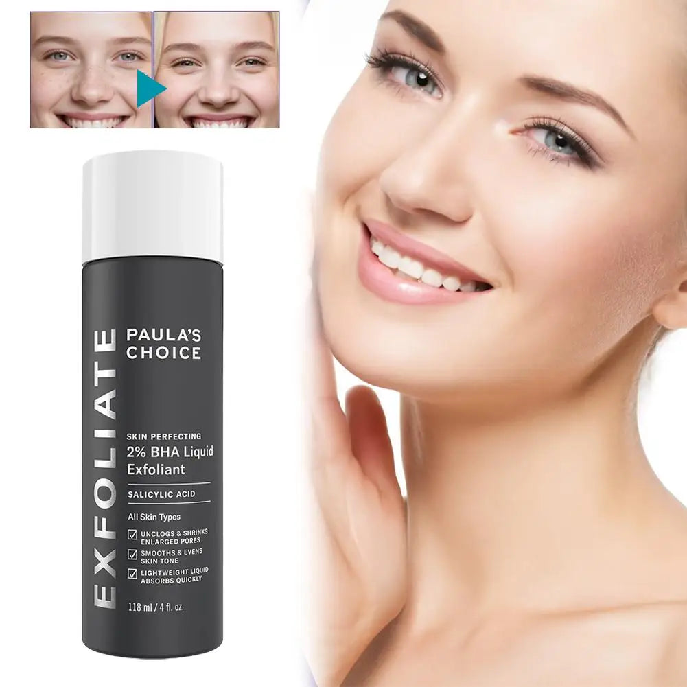 2% Salicylic Acid Exfoliant for Acne Treatment & Oil Control 118ml Scrubs Treatments Tidesmit
