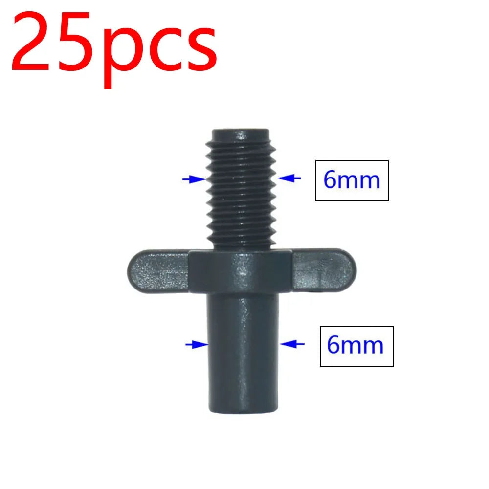 Garden Hose Connectors Barbed Tee Elbow Cross End Plug Coupling WDrip Irrigation System Atering Fitting For 3/5 4/7mm Hsse 2027