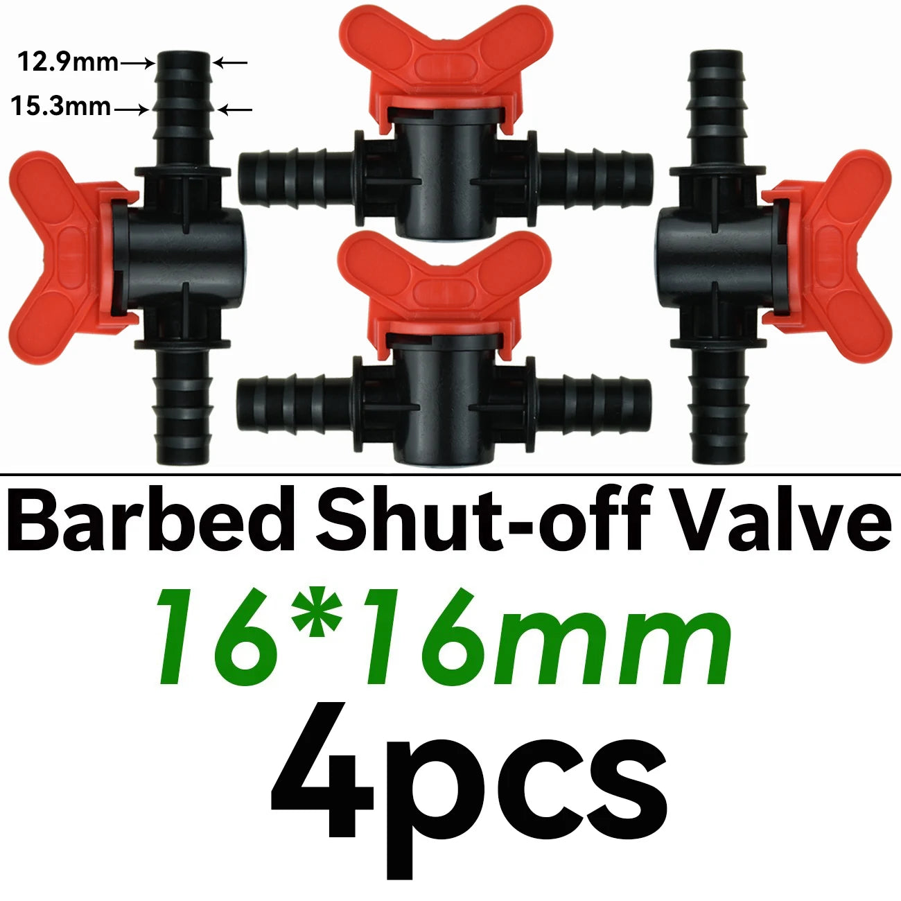 1/2" 3/4" Male Female Thread Connector To Barb 16mm 20mm 25mm PE Hose Adapter Tee Elbow Garden Irrigation Drip Watering System