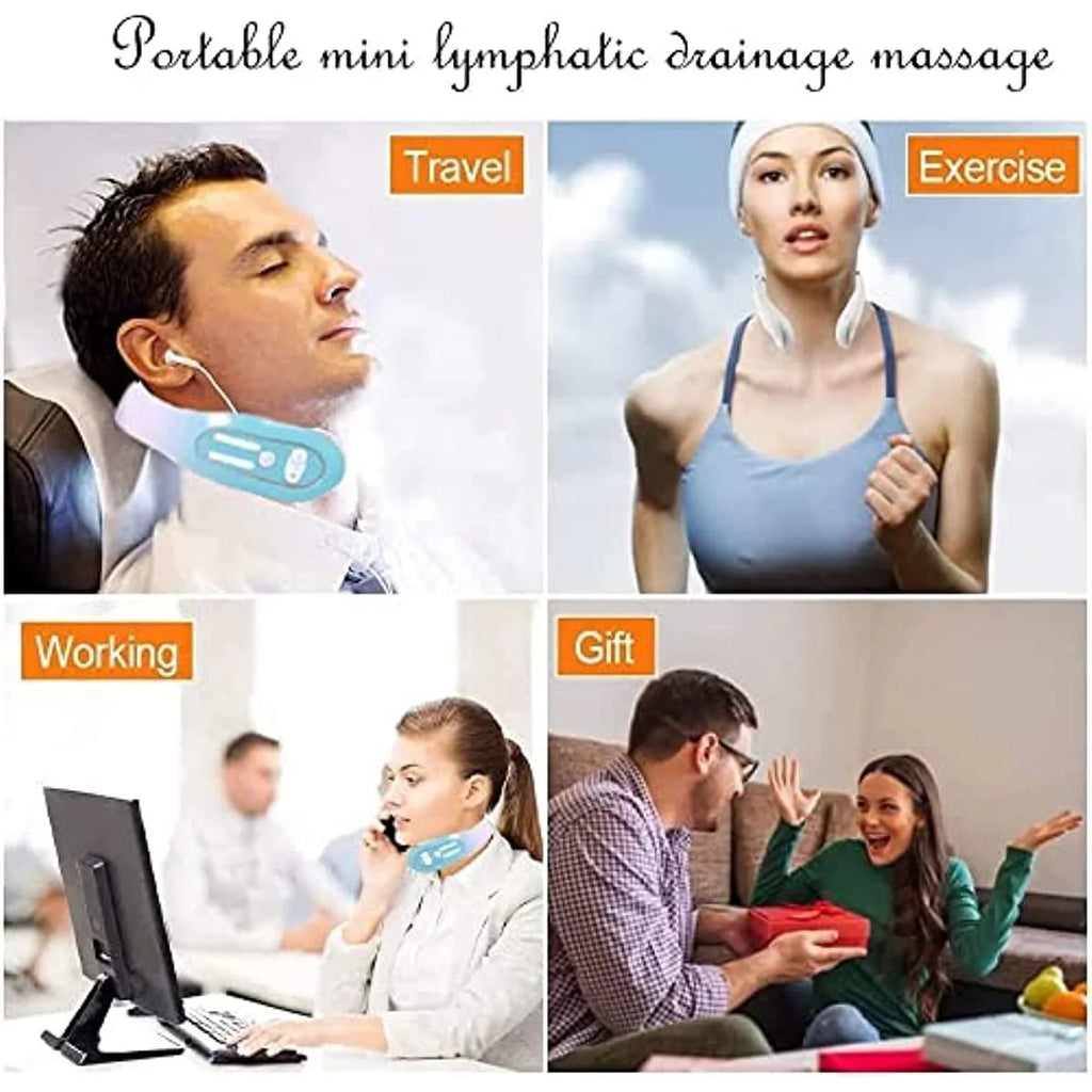 Portable Cervical Spine Massager - USB & Battery Powered Neck Relief Relaxation Treatment Tidesmit