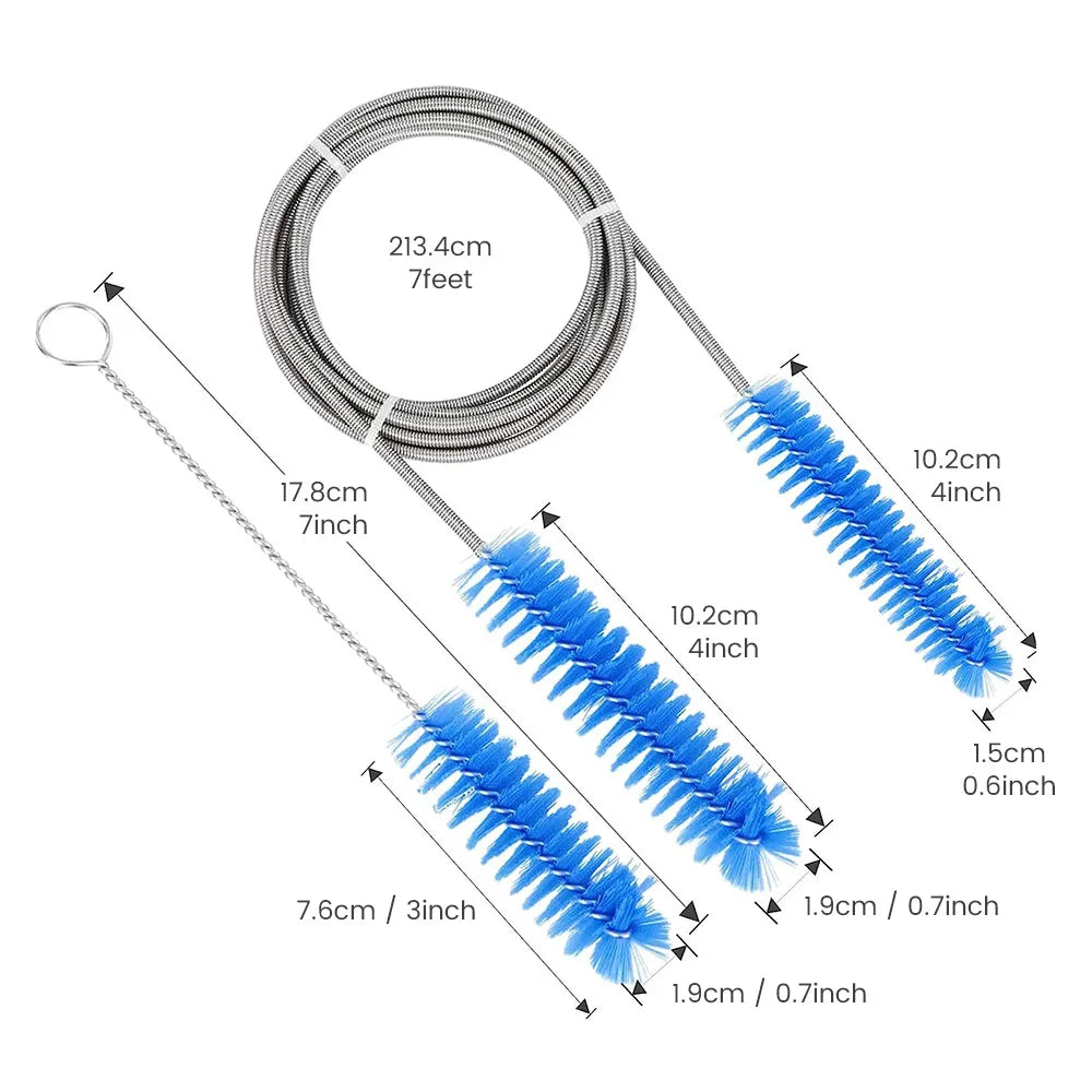 4 Pack CPAP Cleaning Kit for Hose & Mask, with Cpap Hose Dryer, Collapsible Wash Basin & Hose Hanger, Universal Cleaning Brush