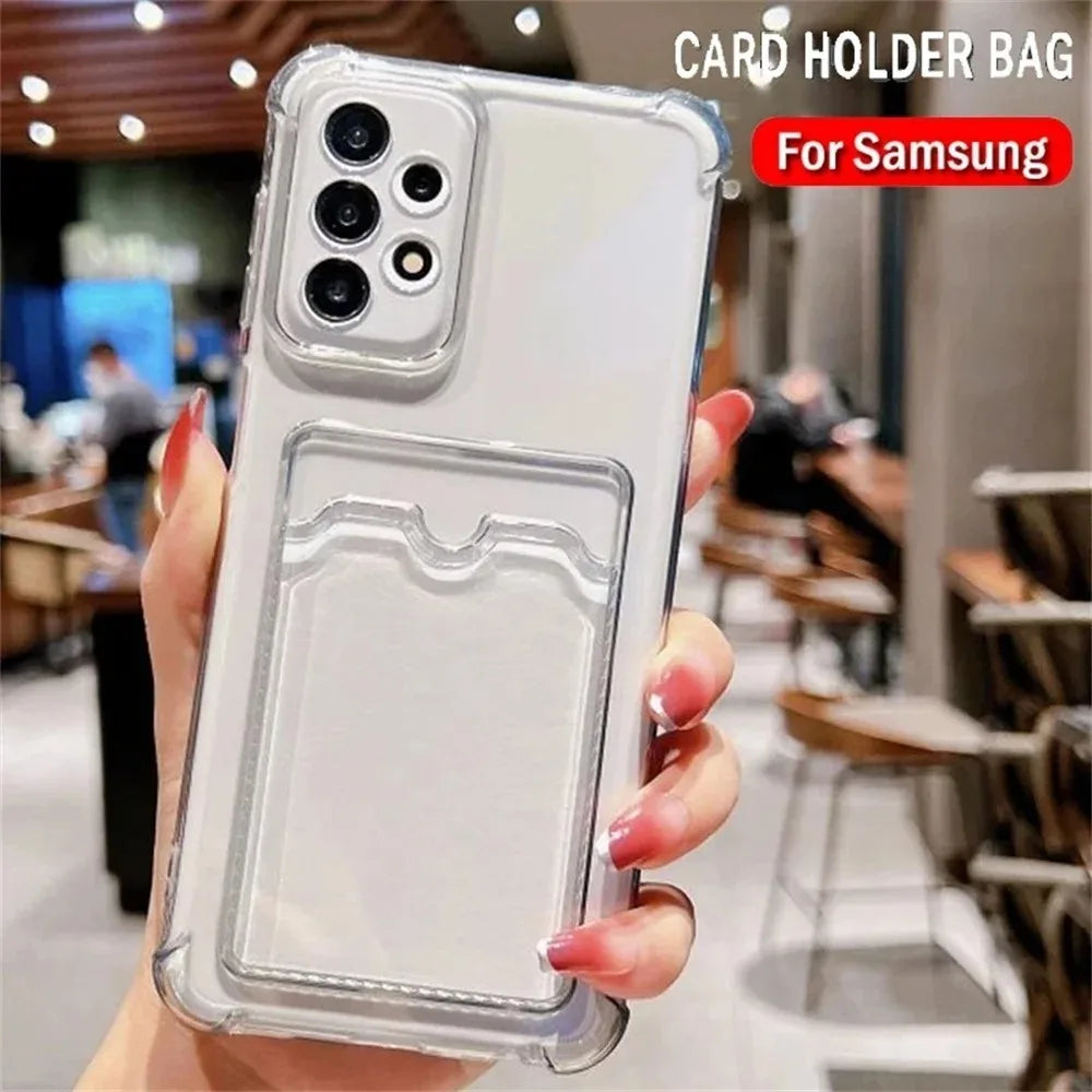Clear Phone Case for Samsung Galaxy: Slim Shock-Absorbing Cover Tidesmit