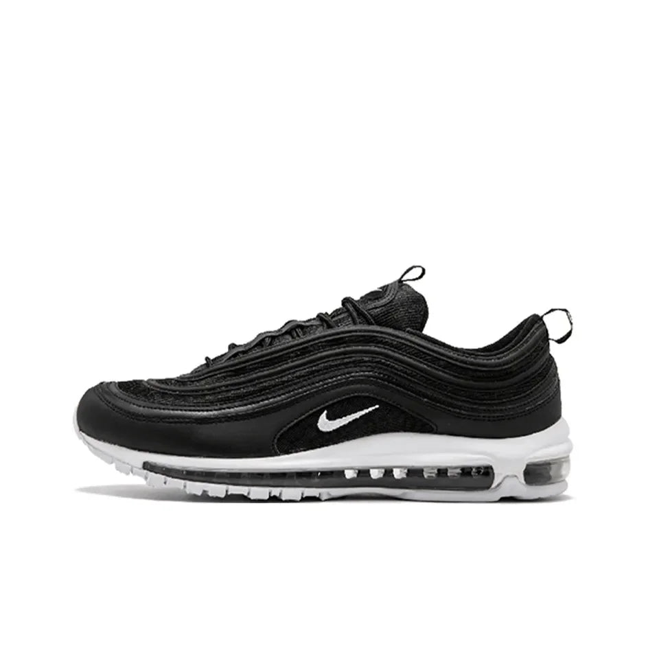 Nike Air Max 97 Unisex Black White Retro Casual Running Shoes Comfortable Low Top Sneakers 921826-001