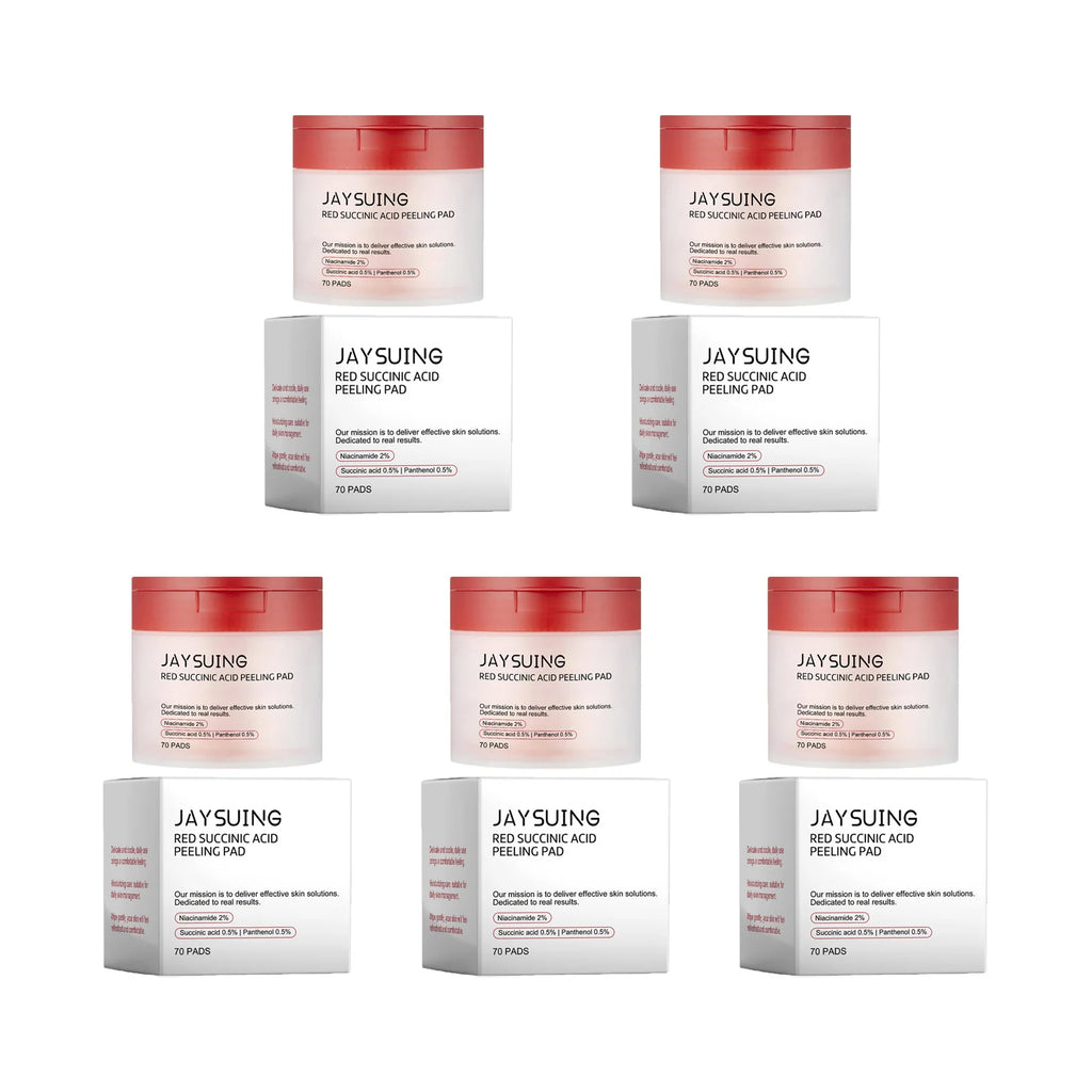 Succinic Acid Peeling Pads - Gentle Exfoliating Facial Treatment Scrubs Treatments 350pads Boxed Tidesmit