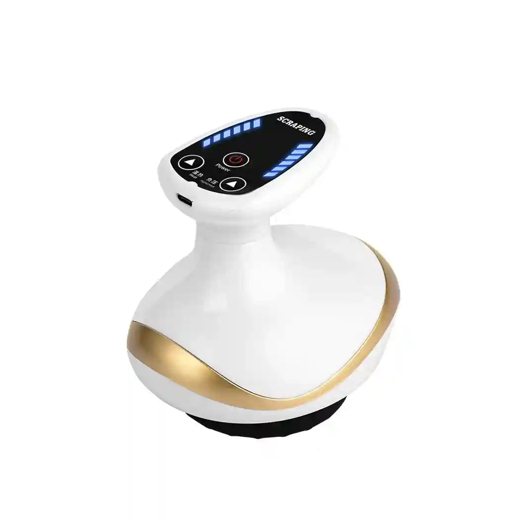 Tidesmit Electric EMS Cupping Massager with Heat Therapy - White Massage Roller Tidesmit