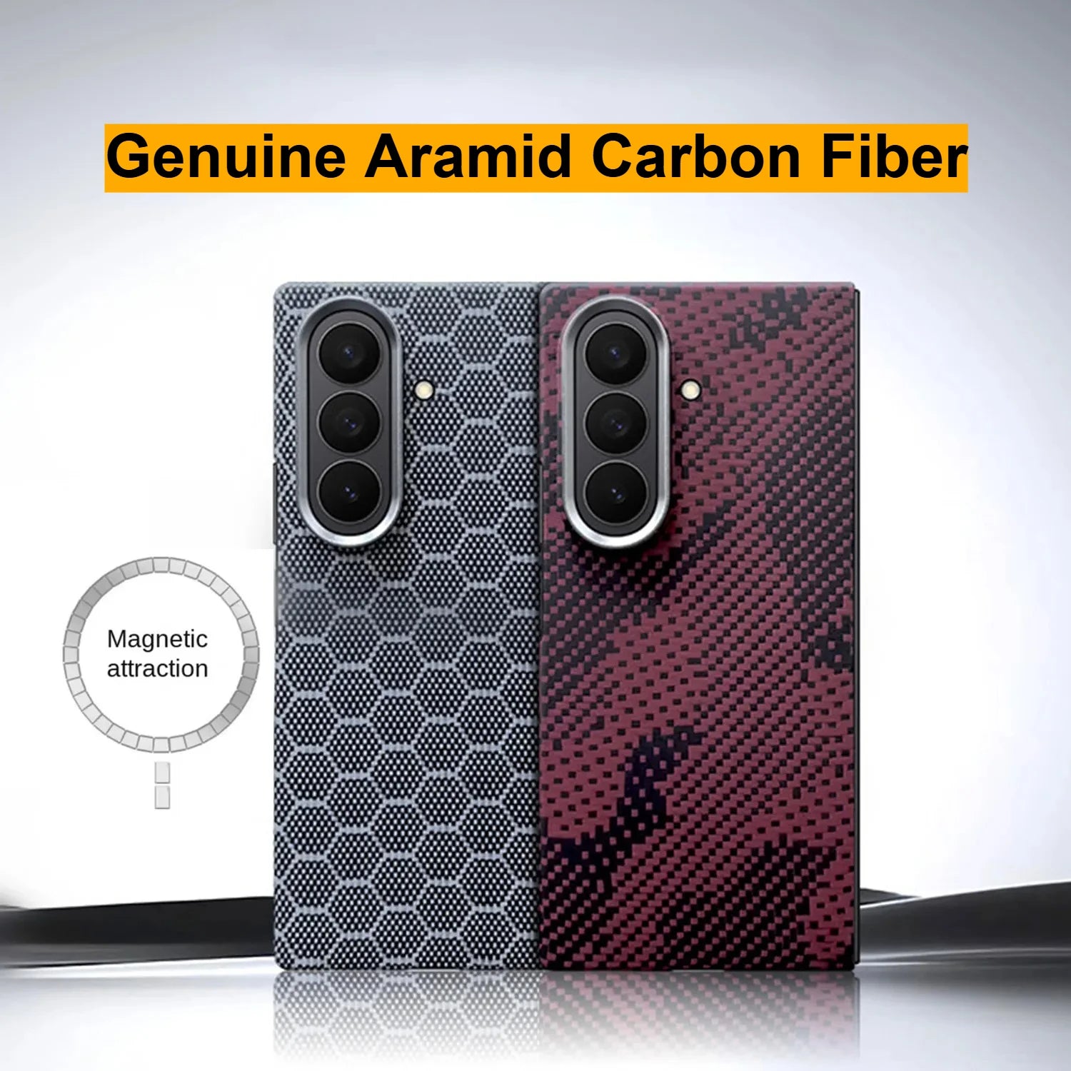 Samsung Galaxy Z Fold 7 Aramid Fiber Case - Slim Magnetic Protection Tidesmit