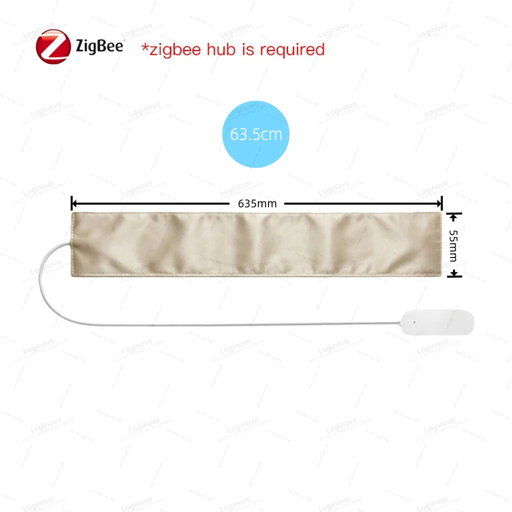 New Tuya ZigBee Pressure Sensor Gravity Pad Bed Occupancy Detection Smart Life Home Automation Monitoring For Elderly Care