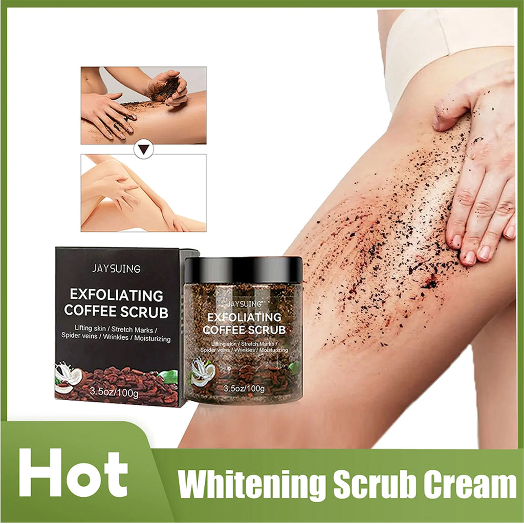 Coffee Body Scrub for Dark Spot Removal - Natural Exfoliant 200g Scrubs Treatments Tidesmit