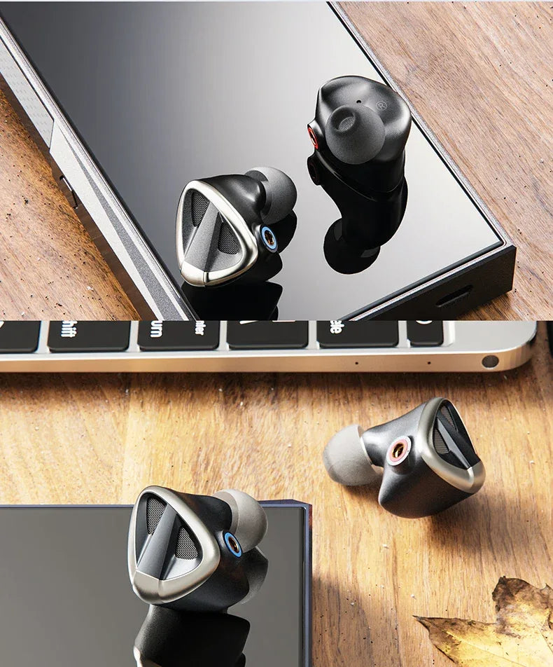 FiiO FH19 In-Ear Monitors 2DD+6BA Hybrid Audiophile Earphones by Tidesmit Tidesmit