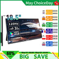 HGFRTEE Portable Monitor 18.5 Inch Computer Gaming Display 100Hz 100% sRGB FHD 1080P Screen for Laptop Holiday Gift PC PS4/PS5