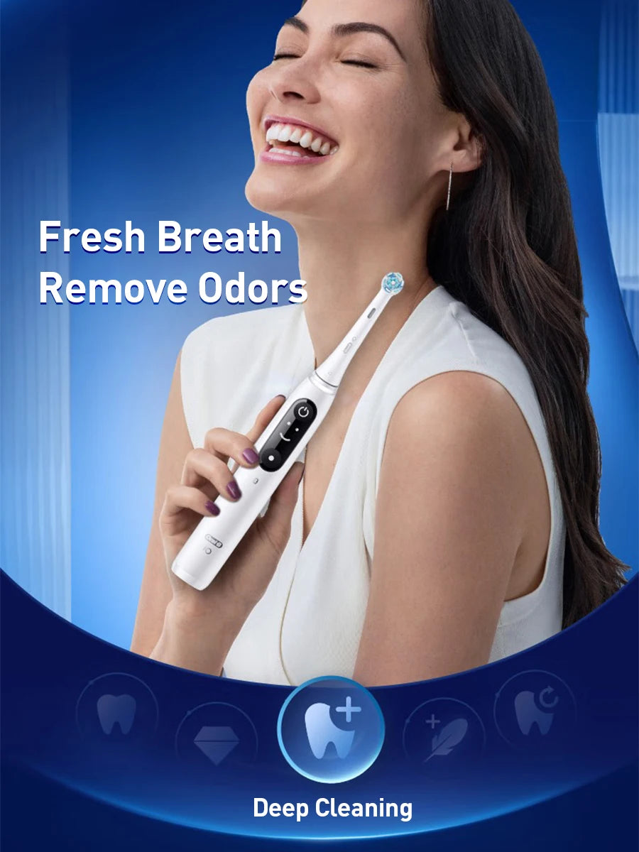 Oral B Electric Toothbrush IO Series Rechargeable Waterproof Smart Rotating Timing Electronic Tooth Brushes IO2 IO3 IO4 IO7 IO9