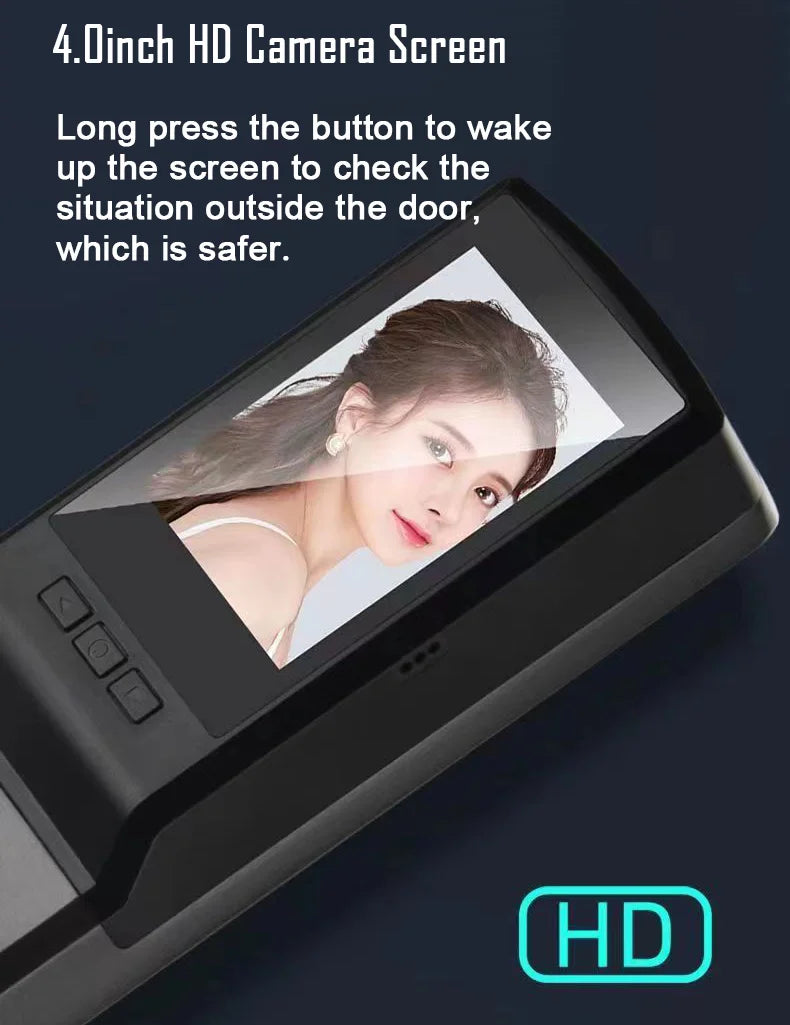 WIfi Tuya APP Remote Unlock Voice Intercom 3D Face Recognition Smart Door Lock With Camera Fingerprint Password Digitl Door Lock