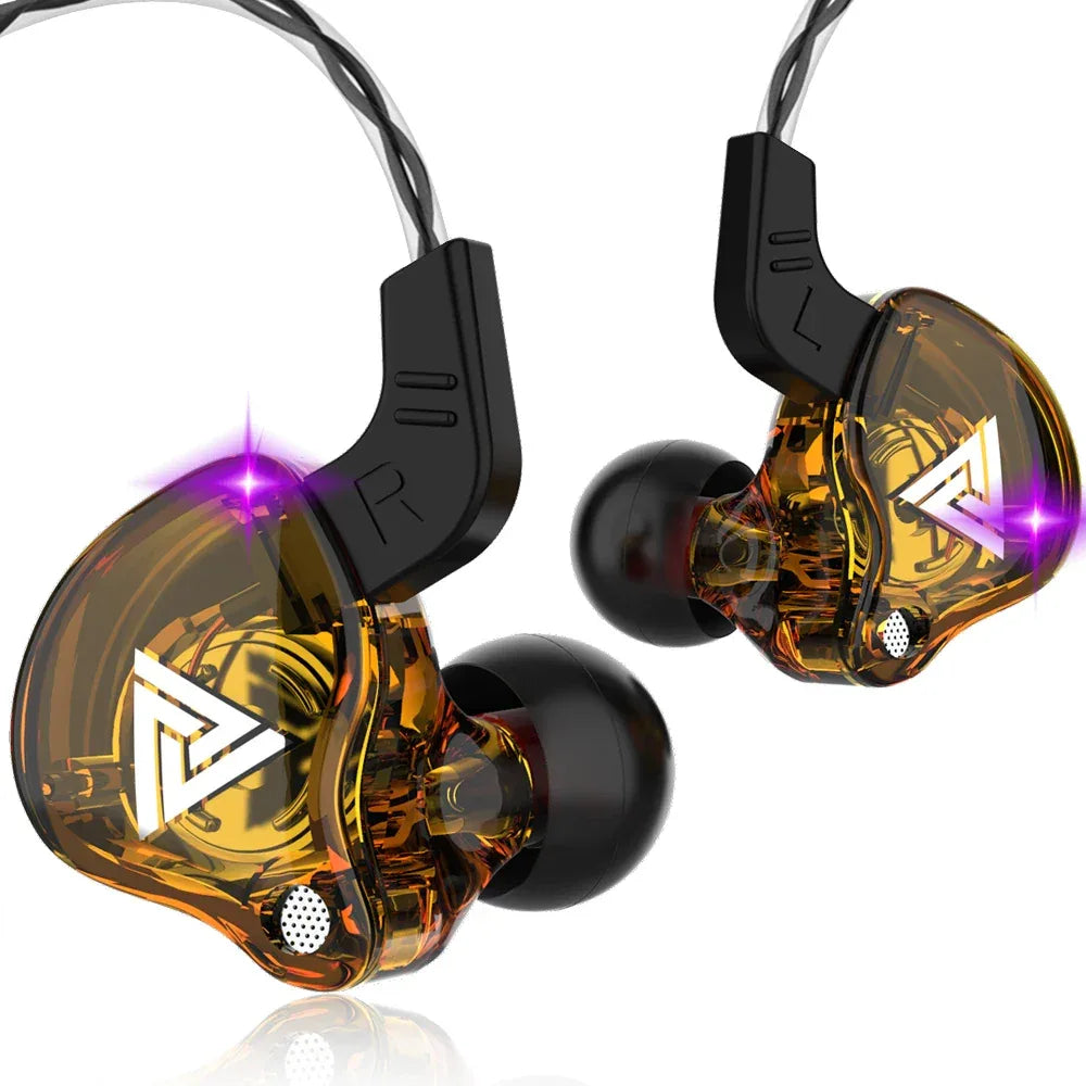 Wired Gaming Earphones with Noise Reduction and 3.5mm Mic by Tidesmit yellow Tidesmit