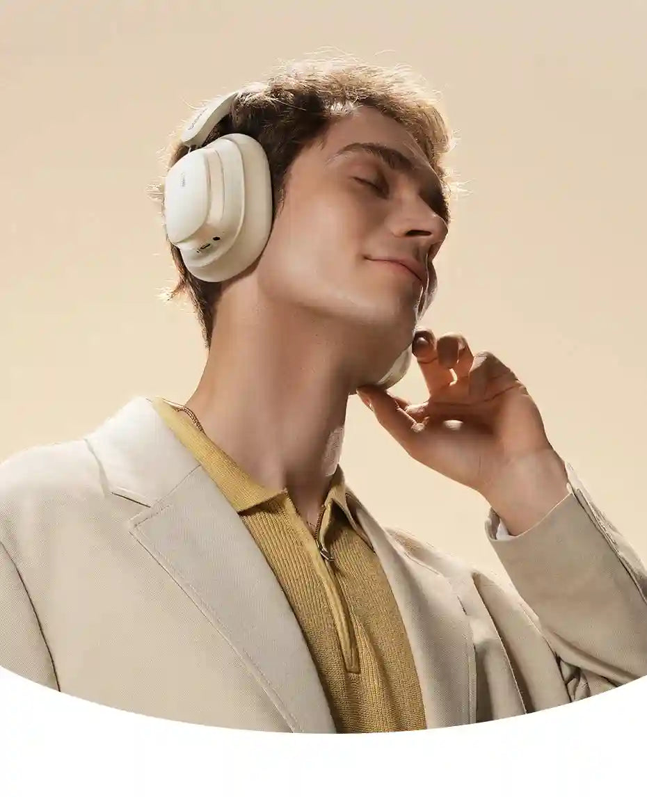 Wireless Headphones with Active Noise Cancellation & 120H Battery Tidesmit