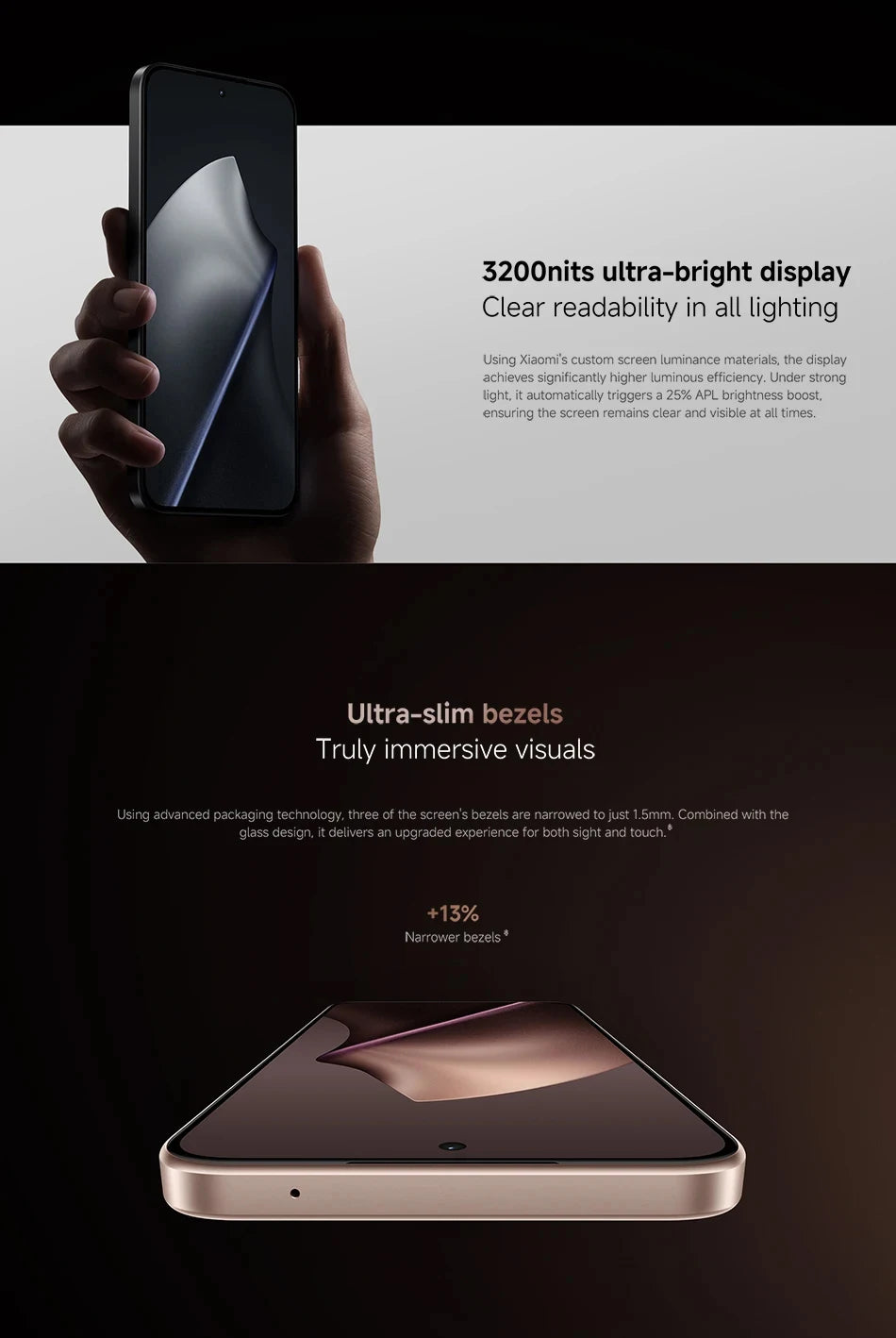 Xiaomi 15T Global Version Smartphone IP68 5500mAh 67W HyperCharge 6.83" 120Hz display MediaTek Dimensity 8400-Ultra 50MP