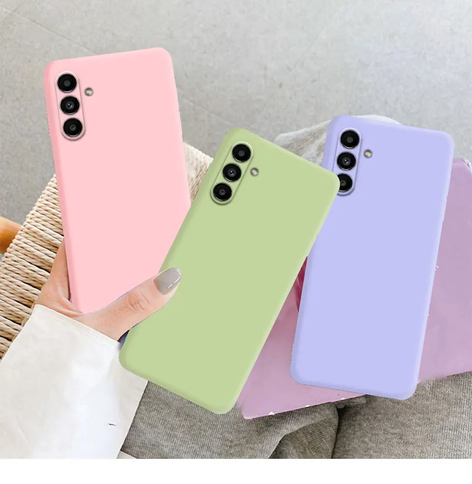 Samsung Galaxy A55 Silicone Case - Slim Shock-Absorbing Cover Tidesmit