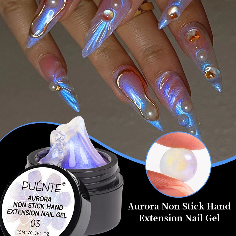 3D Sculpture Gel Nail Polish 15ml - Professional Soak Off Formula Permanent Makeup Machines Aurora extension 03 Tidesmit