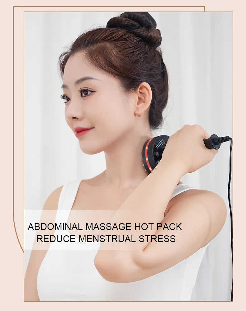 Electric Gua Sha Massager: Heated Deep Tissue Muscle Relief Tool Back Massage Instrument Tidesmit