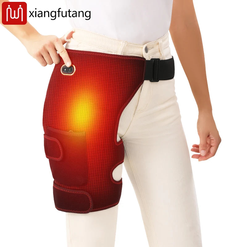 Electric Heated Hip Massager - 3-Level Relief Wrap - Tidesmit Relaxation Treatment Tidesmit
