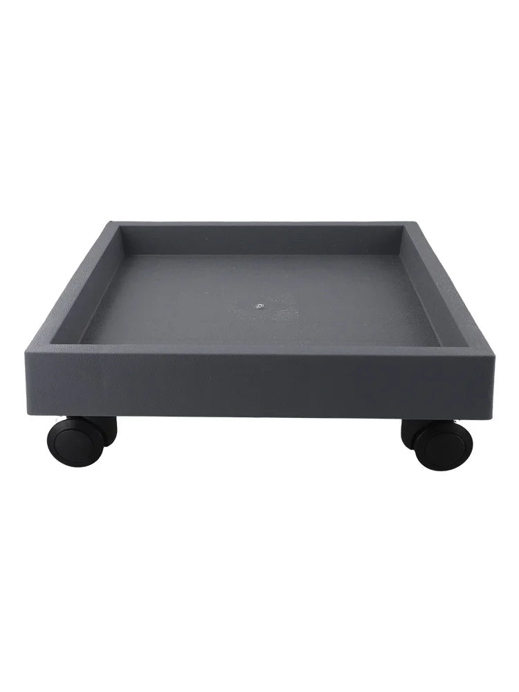 Industrial Design Outdoor Gardening Movable Wheel Tray Plant Container Tray Does Not Scratch Floor Maneuverability
