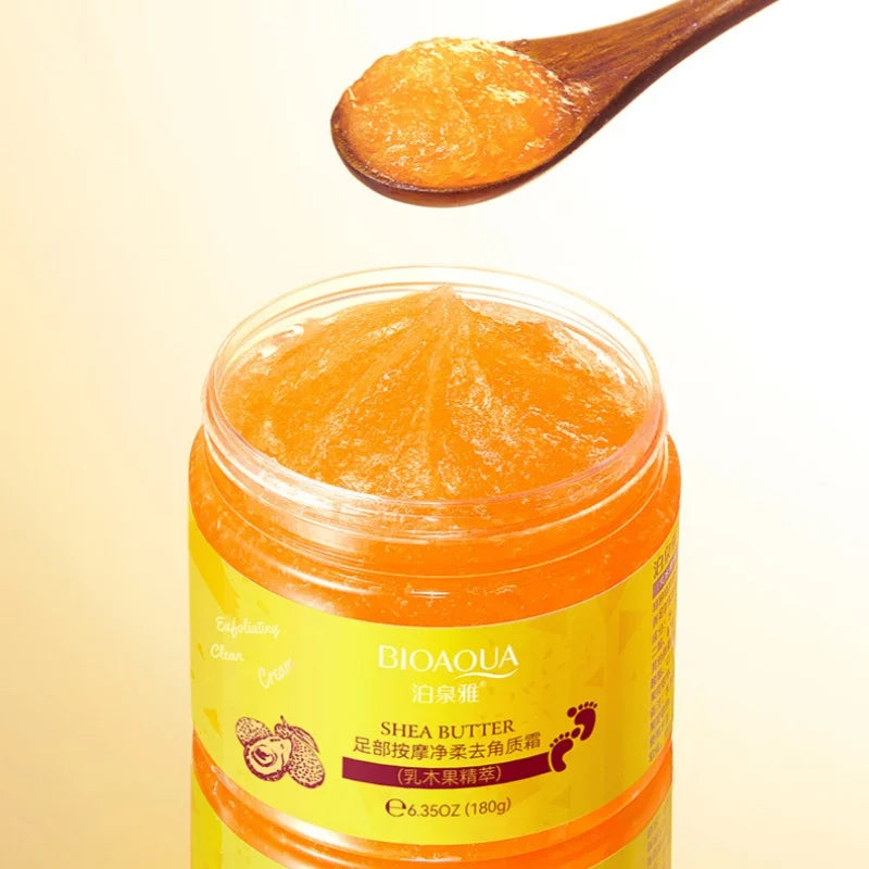 Foot Massage Exfoliating Cream - 180g Smoothing Orange Scrub Treatment Scrubs Treatments Tidesmit