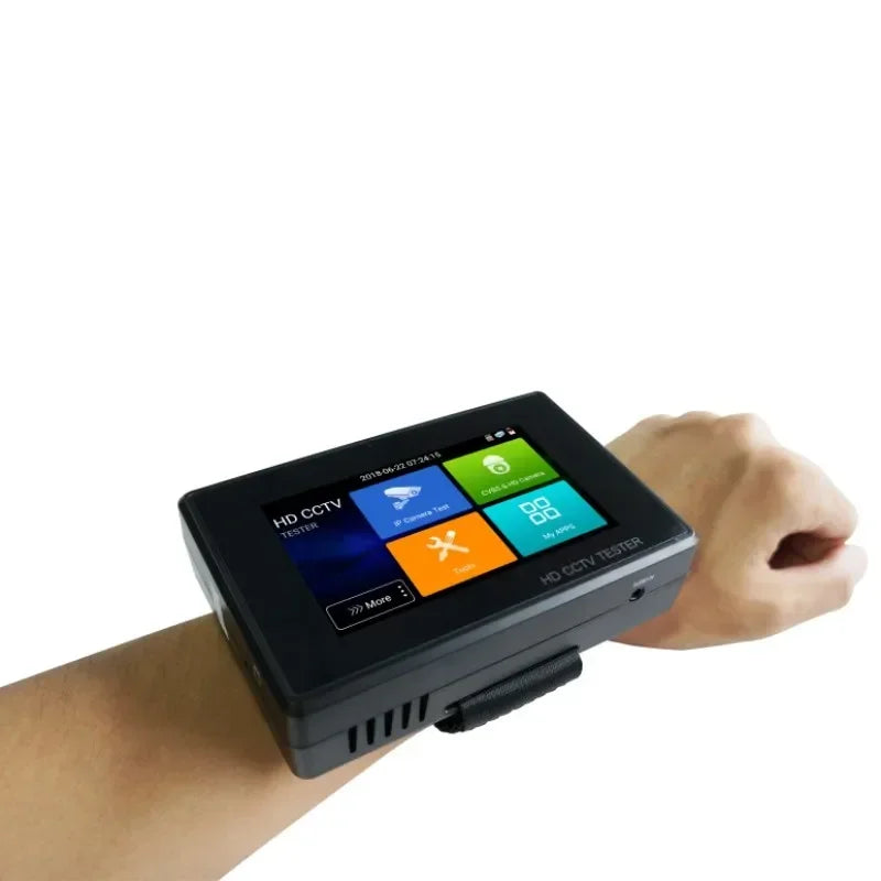 4 Inch Wrist CCTV Tools H.265 AHD CVI TVI CVBS CCTV Monitor for Analog IP Camera Tester POE Testers CFTV 4K CCTV IP Tester
