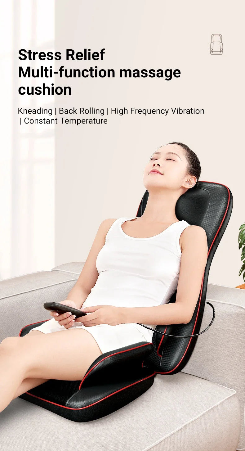 Electric Massage Pillow for Muscle Relief with Heat Therapy - QWW728 Massage Chairs Tidesmit