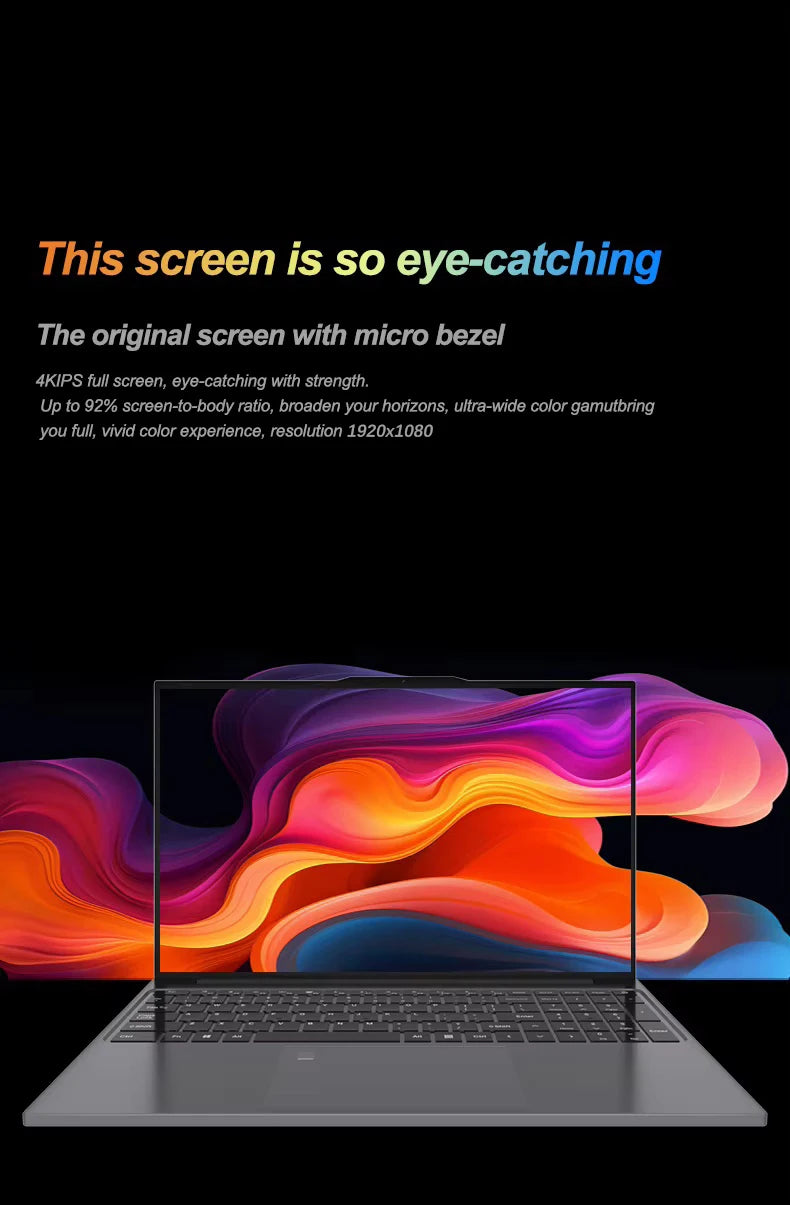 2026 Windows 11 Pro 15.6 inch Laptop Intel Core i9-10980HK Fingerprint UnIock Notebook 16GB RAM 1TB/2TB SSD Office game Laptops