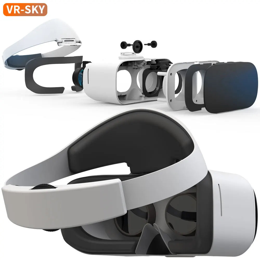 VR Headset for Smartphone 3D Experience - Adjustable G19 Model Tidesmit