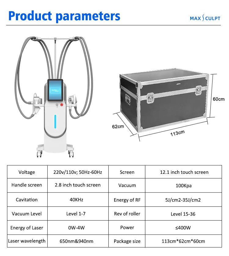Body Shaping Cavitation Machine for Professional Slimming and Firming Body Shaping Massage Equipment Tidesmit