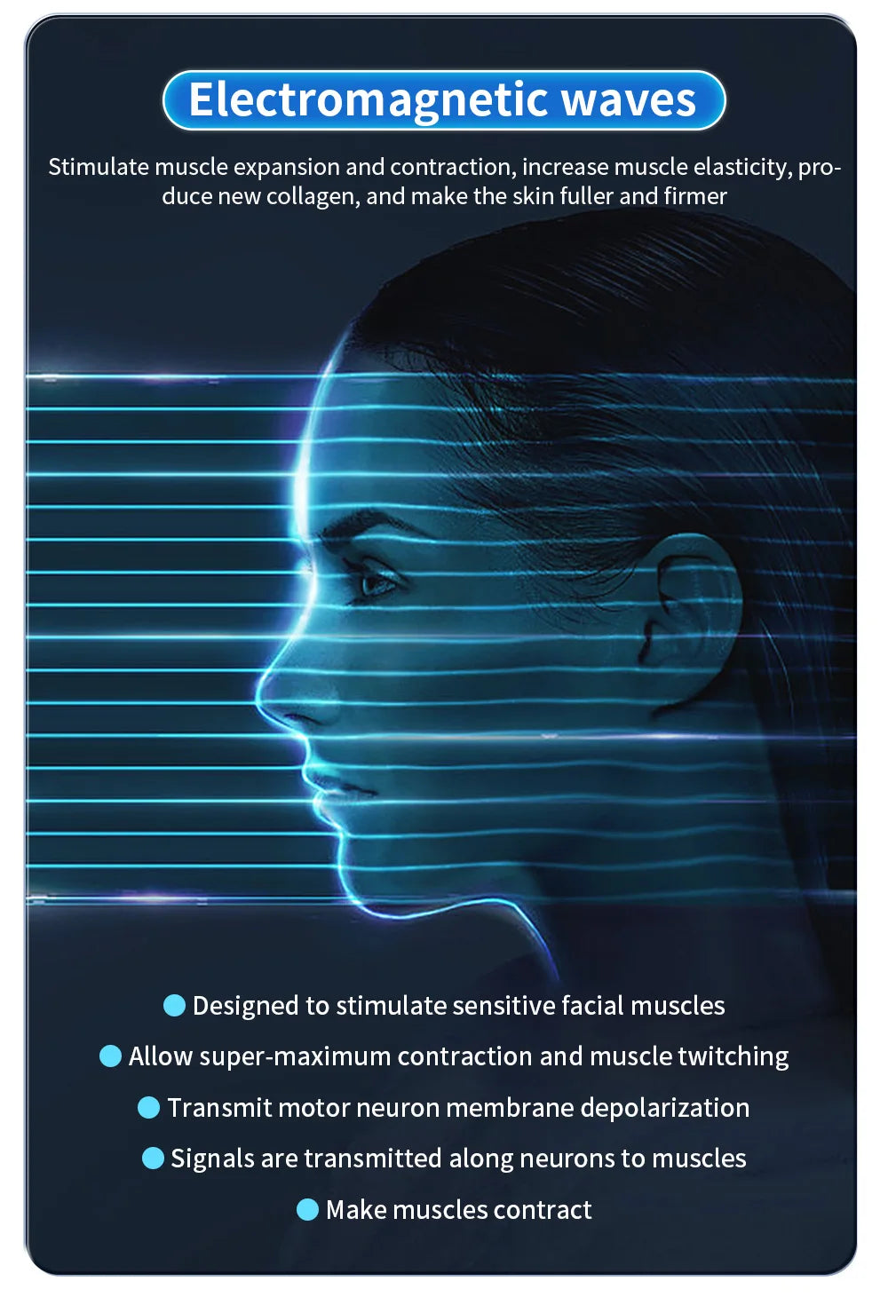 RF Skin Tightening & Face Lift Machine - Pro Sculpting Device Body Shaping Massage Equipment Tidesmit