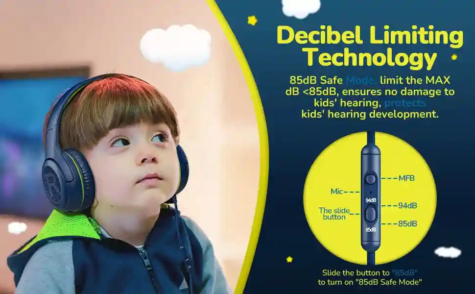 Gaming Headset with Microphone: Stereo Over-Ear Audio for Pro Gamers Tidesmit