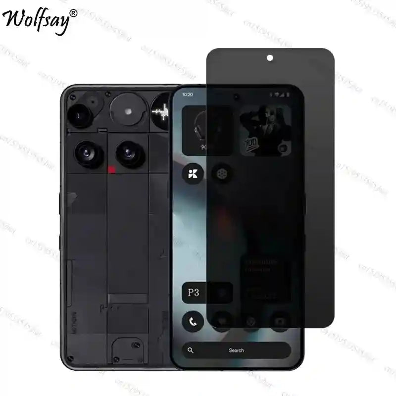 Nothing Phone 3 Privacy Screen Protector | Anti-Spy Tempered Glass AE 1 Front Glass Nothing Phone (3) Tidesmit