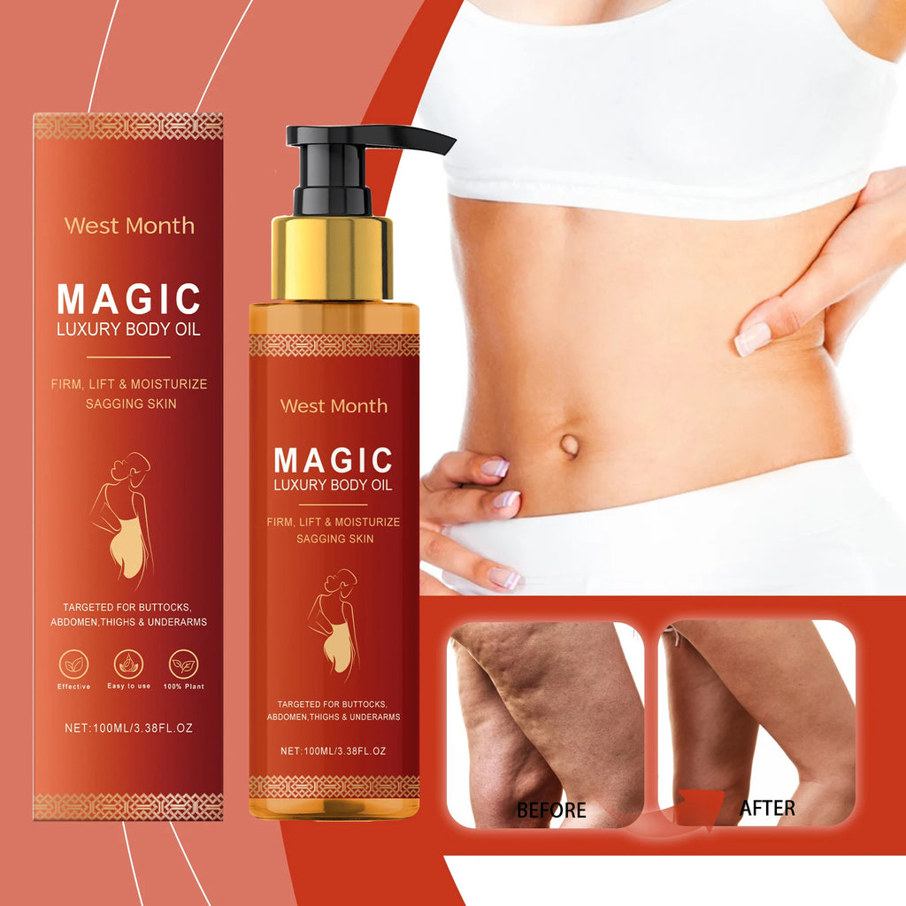 Magic Luxury Body Tightening Oil Deeply Moisturizing Dry Skin Sagging Skin Thighs Rejuvenating Repairing Soften Nourishing Oil