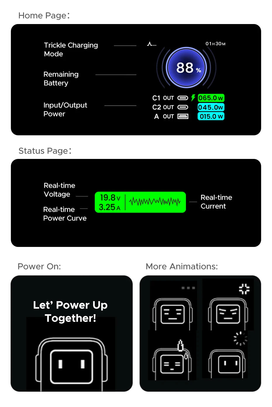 145W Fast Charging Power Bank 20000mAh Magnetic Wireless Battery Tidesmit